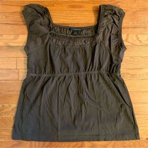 Calvin Klein Jeans womens XL sleeveless blouse top shirt brown